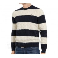 TOMMY HILFIGER SWETER MESKI W PASKI_NEW L